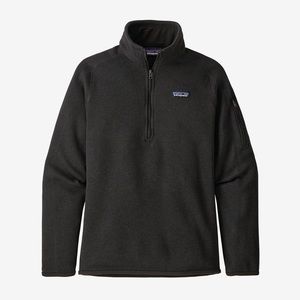 Lightly Used Patagonia Better Sweater® 1/4-Zip Fleece (Black) - Large